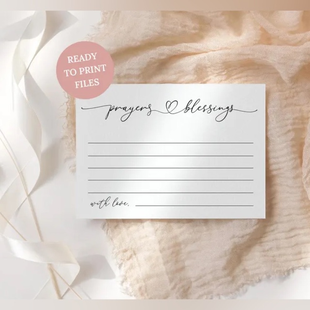 Baby Prayers & Blessings Cards Neutral Stationery